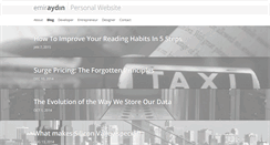 Desktop Screenshot of emiraydin.com