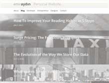 Tablet Screenshot of emiraydin.com